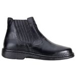 Bota Anti-stress Masculina Com Palmilha De Gel Confort Em Couro