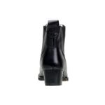 Botina Country Masculina Bico Fino Tradicional Couro Legítimo Floater Preto