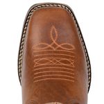 Bota Texana Feminina Bico Quadrado Couro Legítimo Fóssil Castor