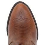Bota Cano Curto Feminina Country Couro Legítimo Fóssil Castor