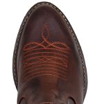 Bota Cano Curto Feminina Country Couro Legítimo Fóssil Café