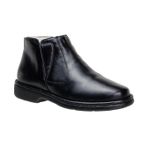  Botina Masculina Social Anti-stress Alto Conforto Couro Legítimo Nobre Preto