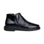  Botina Masculina Social Anti-stress Alto Conforto Couro Legítimo Nobre Preto