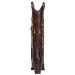 Bota Texana Feminina Bico Fino Couro Legítimo Tamarindo