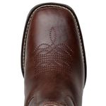 Bota Texana Masculina Couro Bovino Legítimo Fóssil Café Solado Capelli