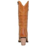 Bota Texana Feminina Bico Fino Couro Legítimo Soft Castor