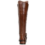  Bota Montaria Feminina Over The Knee Couro Legítimo Látego Pinhão