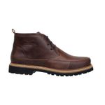 Coturno Masculino Beretta Cano Curto Couro Legítimo Fóssil Café