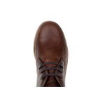 Coturno Masculino Beretta Cano Curto Couro Legítimo Fóssil Café