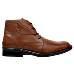 Coturno Casual Masculino Couro Legítimo Floater Pinhão
