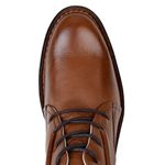 Coturno Casual Masculino Couro Legítimo Floater Pinhão