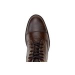 Coturno Masculino Couro Legítimo Floater Café Alto Conforto
