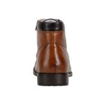 Coturno Masculino Couro Legítimo Floater Pinhão Alto Conforto