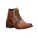 Coturno Country Masculino Couro Legitimo Fóssil Castor e Café