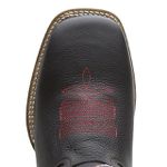 Bota Texana Carrapeta Couro Legítimo Floater Preto Bordada