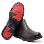 Bota Chelsea Masculina Ortopédica em Couro Palmilha Anatômica - Café