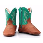 Bota Texana Baby Country Couro Verde