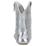 Bota Texana Baby Country Couro Prata