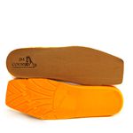 Bota Coturno Carrapeta Unissex Bico Quadrado Couro Legítimo Crazy Horse Café