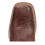 Bota Texana Country Masculina Couro Bovino Legítimo Nobuck Preto e Elefante Havana