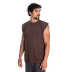 Regata Oversized Masculina Machão Marrom