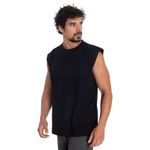 Regata Oversized Masculina Machão Preta