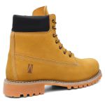 Bota Unissex JohnCat 9810 Couro Legítimo Castor e Laranja | Solado Tratorado Antiderrapante | Palmilha Gel | Linha Premium