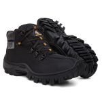 Bota Masculina Adventure Coturno JohnCat Lona 470 preta