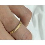 Alianças de Noivado Fosco Palmas 3mm