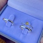 Combo + Trio Alianças Baratas Montes Claros 2mm Solitário Amarelo