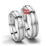 Alianças de Brilhantes BH 6mm