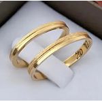 Alianças de Casamento Ouro 18k Finas 3 Gramas 2,7mm 