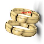 Alianças de Casamento Nova Jersey 7mm