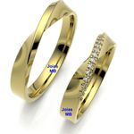 Alianças de Noivado Franca 4mm