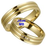 Alianças de Ouro 18k Taguatinga 5,4mm