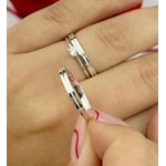 Alianças de Prata Goiânia 3mm