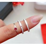 Alianças de Prata Vitória 2mm