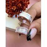 Alianças de Prata Luziânia 8mm 