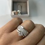 Combo + Trio Alianças de Prata São Gonçalo 7mm Solitário Branca
