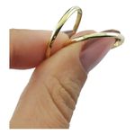 Alianças Mais Baratas de Ouro 18k Goiânia 1,3mm 