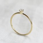 Anel de Noivado Braga 0,12 Pts