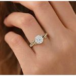 Anel de Noivado Guarujá Zircônias