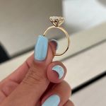 Anel de Noivado Gurupi Zircônias Oval