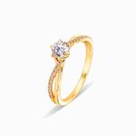 Anel de Noivado Nova Iguaçu 0,35 Ct