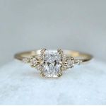 Anel de Noivado Phoenix Zircônias