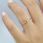 Anel de Noivado Itapecerica da Serra 0,18 Pontos