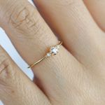 Anel de Noivado Sete Lagoas Zircônias