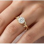 Anel de Noivado Guarujá Zircônias