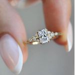 Anel de Noivado Phoenix Zircônias