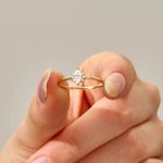 Anel de Noivado Piracicaba Zircônias